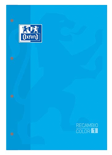 Oxford Recambio color Turquesa encolado Oxford. Tapa blanda. 80 hojas. Cuadrícula 5x5 Oxford Recambio color Turquesa encolado Oxford. Tapa blanda. 80 hojas. Cuadrícula 5x5