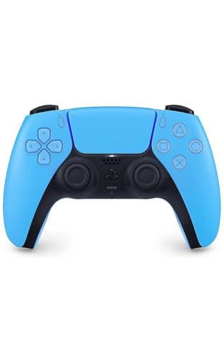 Sony, Manette PlayStation 5 Officielle DualSense, Sans Fil, avec Retour Haptique & Gâchettes Adaptatives, Micro Intégré, Batterie Rechargeable, Compatible PS5/PC, Couleur : Starlight Blue