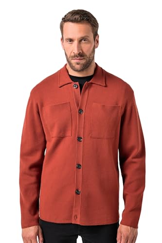 Sobrecamisa de punto para hombre JP 1880 chaqueta ligera elástica con bolsillos