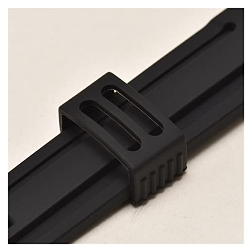 DAYHOM Rubberen horlogeband riem zwart wit roze duiksport horlogebandarmbanden for mannen 18 mm 20 mm 22 mm 24 mm horlogebandje (Color : Sapphire, Size : 22mm) - Afbeelding 5