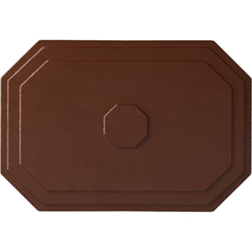 Image of Ekena Millwork CM25FECPS 25-1 /4 inch x 17-1 /4 inch x 1-3 /4 inch Felix Ceiling Medallion, Copper Penny