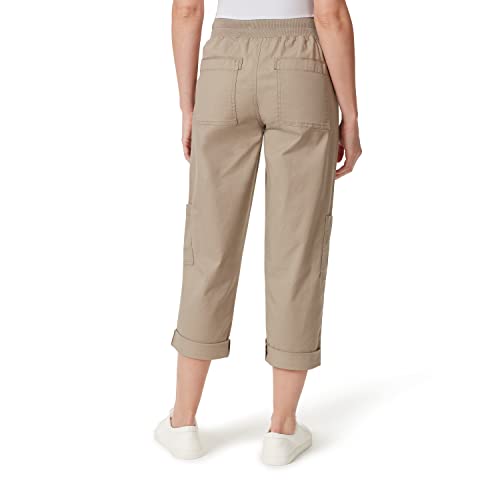 Gloria Vanderbilt Women's Pull on Drawstring Cargo Capri3