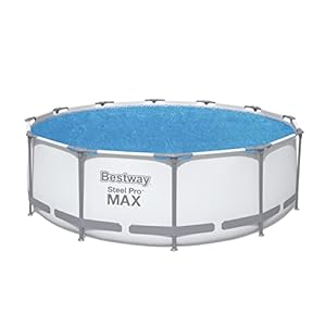 Bestway Flowclear™ Zonnezeil, Ø 356 cm, voor ronde 366 cm en 396 cm zwembaden, blauw