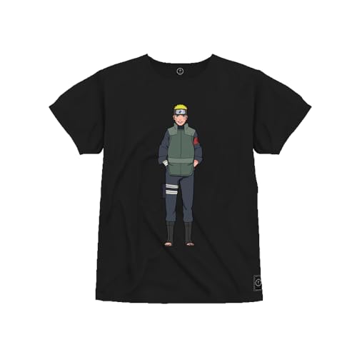 Camiseta Infantil Algodão Estampada Naruto Preto 12