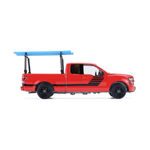 Greenlight Collectibles Escala 1:64 F-150 con Rack miniatura 6