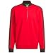 adidas Men's Originals 3-Stripe 1/4 Zip Sweatshirt - Better Scarlet LG