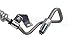 Sunsong 3401197 Power Steering Pressure Line Hose Assembly