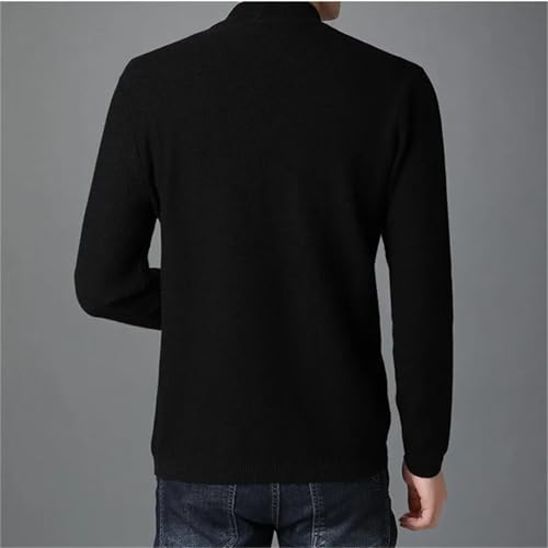 Men Chinese Style Slim Fit Knitted Cardigan Men Stylish Casual Vintage Mandarin Collar Sweatercoat2