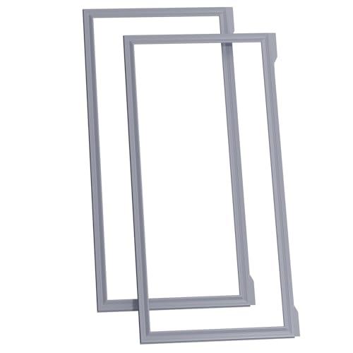 2 Pack-W10830162 Refrigerator Door Gasket Replacement for Whirlpool, Kenmore, Kitchen-Aid Refrigerator Door Seal, 39.7'x16.9' Fridge Door Gasket Seal fit Model WRF535SMBM00, KBFS20EVMS13, IX6HHEXDSM00