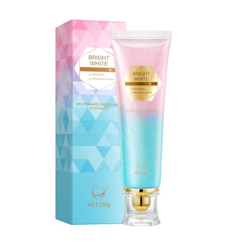 1 Stück Radiant Whitening Zahnpasta, Niacinamide Whitening Toothpaste, Zahnpasta Weisse Zähne, Niacinamid Zahnpasta, Whitening Zahnpasta fördert eine natürliche Zahnaufhellung & Frischer Atem,A – Bild 8