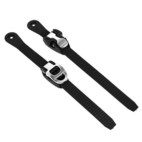 Milisten 2 Piezas Correas para Patines Ruedas Patines Hombres Rodillos De Espuma Caballitos Patinar Patines Ajustables Zapatos De Patines para Niñas Rodillo Scooter Black Aleación