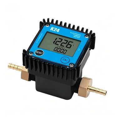 Caudalímetro digital G1/4 G1/2 medidor de flujo de agua de aceite | Pantalla LCD; Medición de microflujo; 0,2 – 10 L/min; carcasa PPS; para combustible aceite hidráulico gasolina
