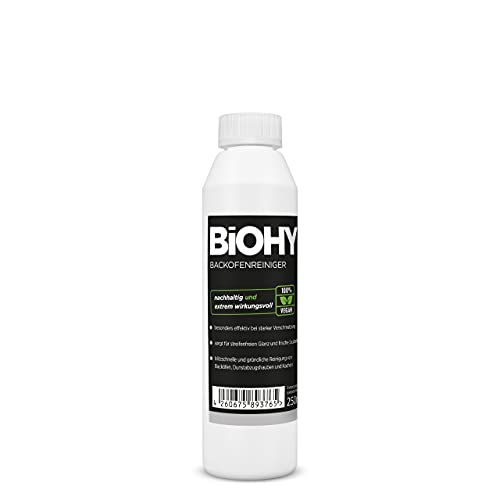 BiOHY Nettoyant pour Four à Haute Concentration (Bouteille de 250ml) | dégraissant pour Un Nettoyage Rapide et Facile du Four - sans frotter (Backofenreiniger) Cover