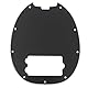 Musiclily 9 Löcher Bass Pickguard Schlagbrett für 4-saiter Musicman Stingray E-Bass,3 lagig Schwarz