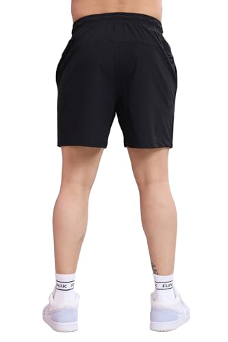 Image of FUAARK Men's Thread Slim Fit Above Knee Shorts
