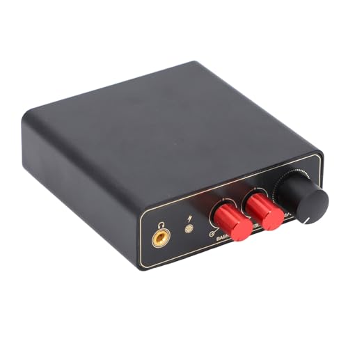Preamplificador de Tocadiscos MM MC para Escucha en Casa Mini Phono Stage Box con Control de Tono 4