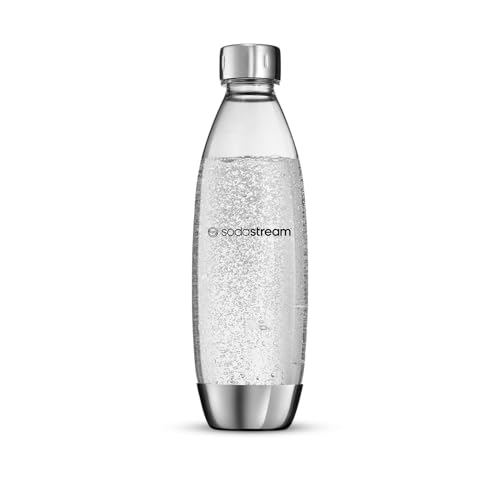 sodastream 1L Kunststoffflasche Fuse mit Edelstahl-Elementen, 1er-Pack
