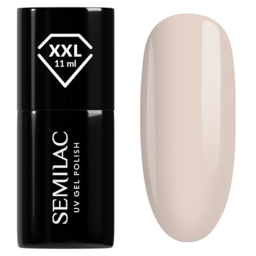 Semilac Esmalte de uñas UV Hybrid 583 Second Skin Nude 11 ml