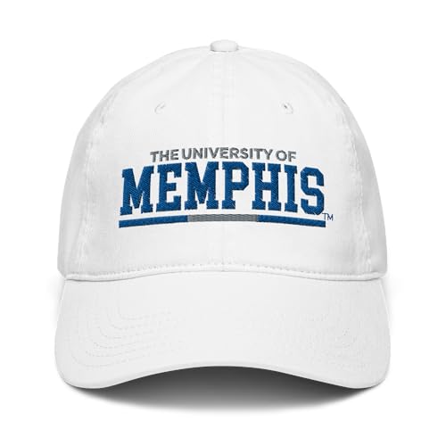 Memphis Tigers Varsity Gorra Blanco Ajustable miniatura 2