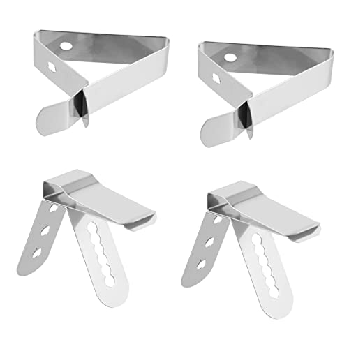 OKUMEYR 4Piezas Clips de Cocina Sujetadores de Sonda de Clips de Inoxidable Medir Temperatura Parrilla y Horno