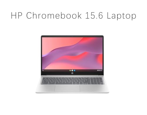 Image of HP Chromebook 15.6 inch Laptop for Student & Business, 15.6 inch HD Display, 8 GB RAM, 128 GB Storage (64 GB eMMC + 64 GB MicroSD), Intel Quad-Core Pentium N200, Intel UHD Graphics, Anti-Glare, Chrome OS