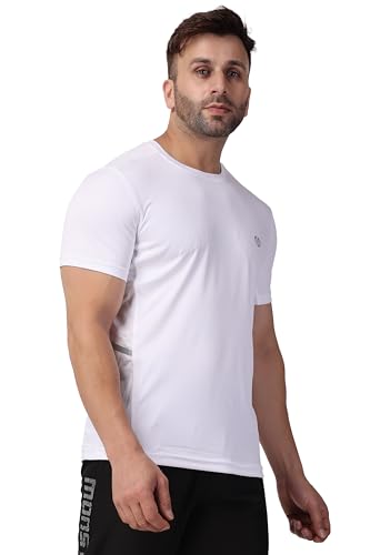 Image of Men's Athletic Crew Neck T-Shirt - Moisture-Wicking Gym & Casual Workout Shirt