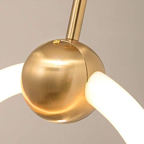 Candelabro LED individual minimalista moderno para iluminación de dormitorios 4