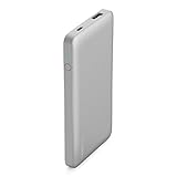 Nunca te quedes sin batería: Batería externa recargable de 5000 mAh provista de celdas de polímero ligeras y eficientes que ofrece corriente suficiente para cargar tu smartphone hasta 1,5 veces