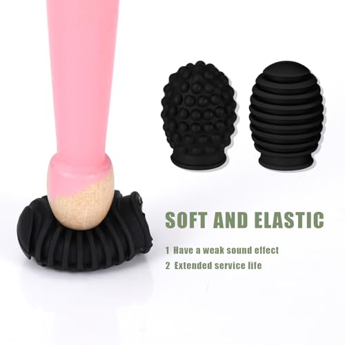 image for Frienda 4 Pieces Drum Mute Drum Dampener Silicone Drumstick Silent Pra