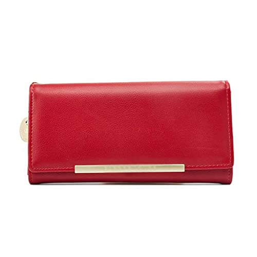 Small Wallets for Men,Leather Women Many Departments Women Wallets Card Holder Purse Female Purses(B)