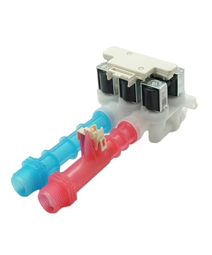 5304528029 Washer Water Inlet Valve Assembly Vortex with Flow Meter (OEM PART) - Replacement for Frigidaire ElectroluxReplaces For 5304528029 5304514790 5304522534 AP7014477 PS16544354 OEM28057910
