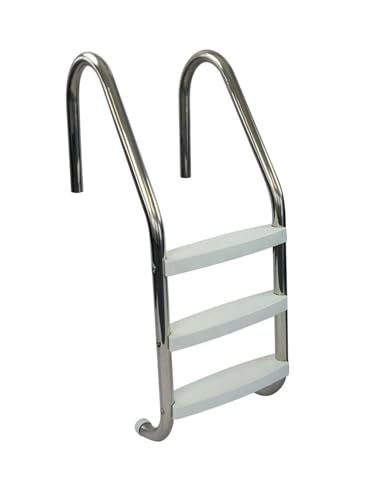 Escalera de Acero Inoxidable para Piscina de 3 Peldaños miniatura 1