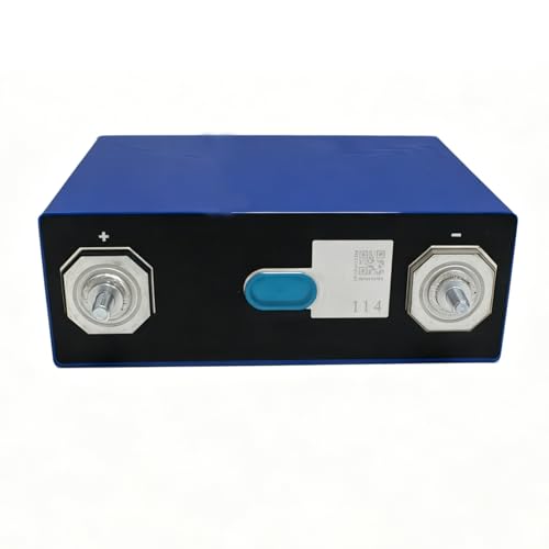 Image of EVE LiFePO4 Cell 3.2V 116Ah A41 Grade A Deep Cycle Battery Lithium Iron Phosphate Rechargeable Battery Max.Continous Discharge /Charge 300A /3C,Included M6 Nuts and Bus Bars