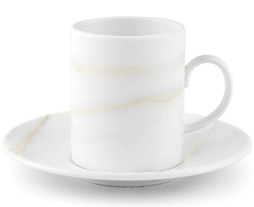 Wedgwood Vera Wang Venato Imperial Taza de café y platillo