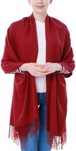 Pashmina Scarf and Shawl - Soft Women Pashminas Wrap for Wedding Evening Party dresses