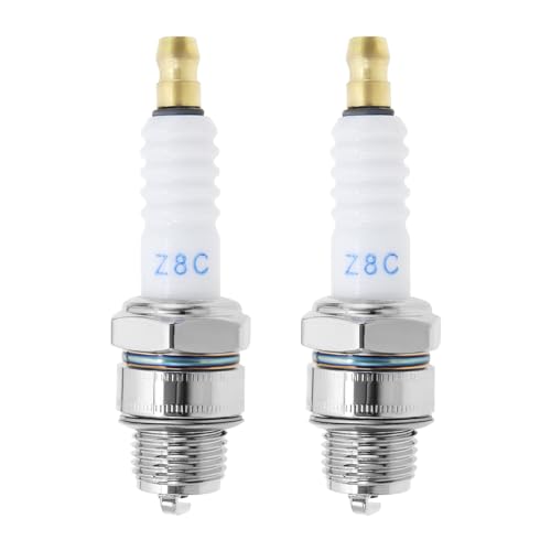 SING F LTD 2pcs Z8C Spark Plug Suitable for 2 Stroke 48cc