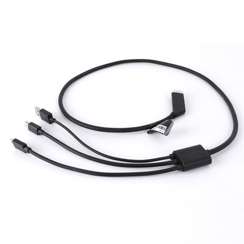 1-Meter Black HDMI USB Cable for HP Reverb G2 V1 VR Headset Connecting to PC Cord Short