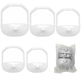 Beard Template Set, Soul Patch Precision molding Template, Reusable Waterproof Beard Trimming Tool, Suitable for Men's Beauty (Buy Five or Five Sizes for one Hair). (White)