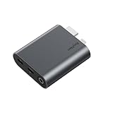 RayNeo HDMIアダプター iPhone 14以前のモデル対応(Lightning/HDMIデバイス接続)内蔵バッテリー搭載/充電しながら使用可能 1080P@120Hz/4K@30Hz映像出力 Air 3s/Air 2s/Air 2 XRグラス互換