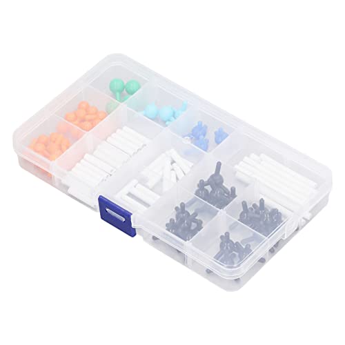 Omabeta Modelos moleculares, kit de modelo de qu¨ªmica, uni¨®n fuerte, qu¨ªmica org¨¢nica inorg¨¢nica, tutoriales, PP educativo, colores vivos para profesores para ense?ar