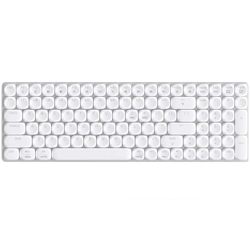 ワイヤレス ホワイトキーボード 英語配列 Amazon | TJK 【US英語配列】 薄型メカニカルキーボード 青軸