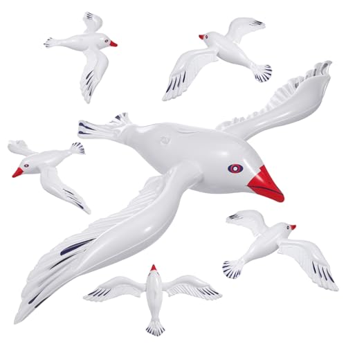 Mouette gonflable en vinyle résistant pour grand buffet de mariage