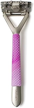 Leaf Shave The Leaf Razor Grip Sleeve - Silicone Grip, Pink Swirl
