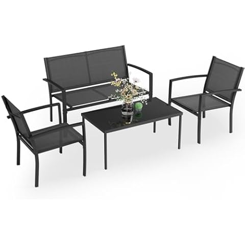 Greesum 4 Pieces Patio Furniture Set Cover