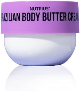 Nutrius Brazilian Body Butter Cream Botanical Bliss - Infused with Exquisite Botanicals for Luxurious Hydration and Nourishment - Unveiling Your Skin's Natural Radiance - 6 FL OZ