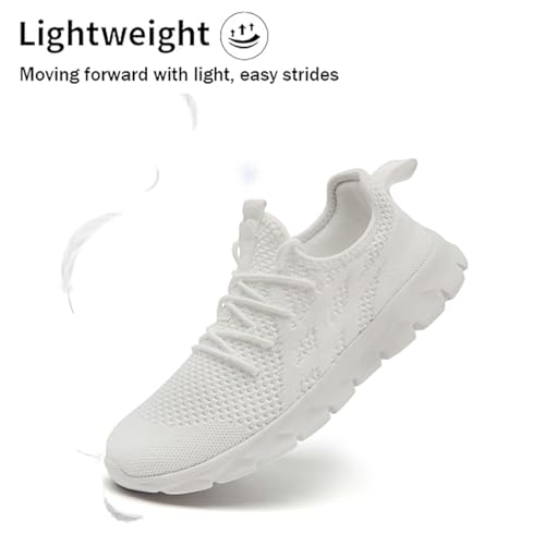 Image of Mens Slip On Walking Shoes Non Slip Running Shoes Lightweight Breathable Tennis Sneakers Fashion Casual Gym Trainers