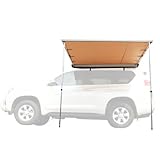 Markise Vordach kompatibel mit Auto/SUV/Geländewagen 1,40m x 2m universal AM13 beige
