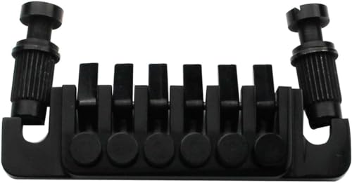 Puente de guitarra - Puentes clásico TP 6 70's con tachuelas e insertos de repuesto compatible con LP...