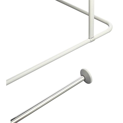 Spirella colección, Barra para Cortina de ducha UNIVERSAL, aluminio, Cromado Magic Collection Duschvorhangstange, Aluminium, verchromt, Silber