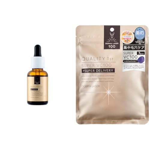 �y�Z�b�g�����z�N�I���e�B�t�@�[�X�g(Quality 1st) �_�[�}���[�U�[ �E���Z��C 30ml �h���b�v + �_�[�}���[�U�[ �X�[�p�[VC 100 �}�X�N 7������